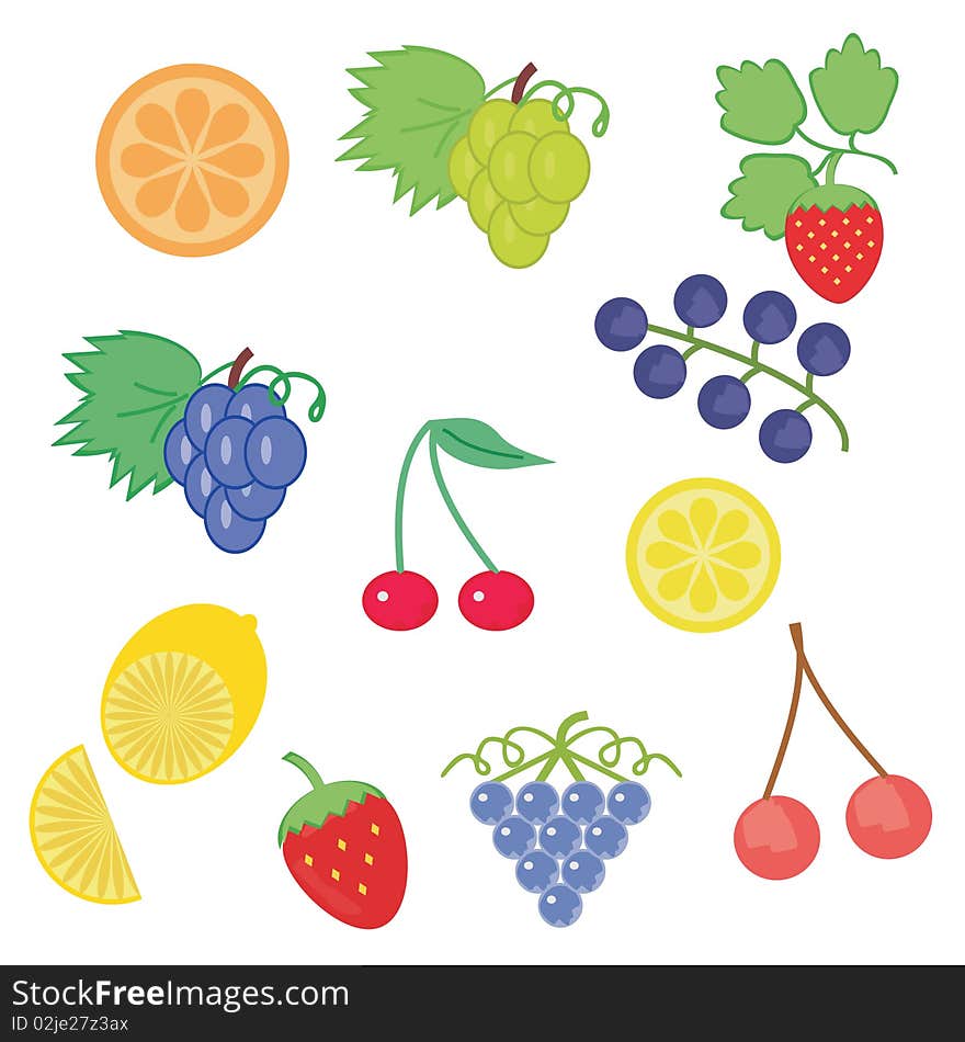 Different fruits