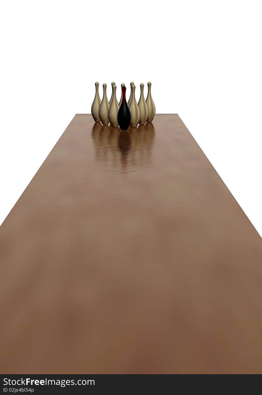 Bowling track