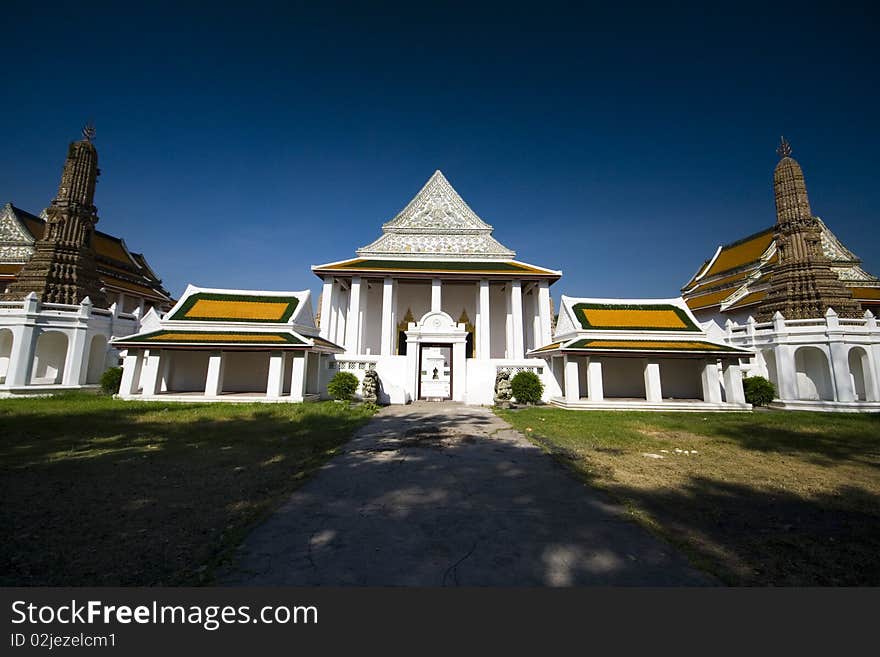 Landscape of Wat Thep Ti Da Ram