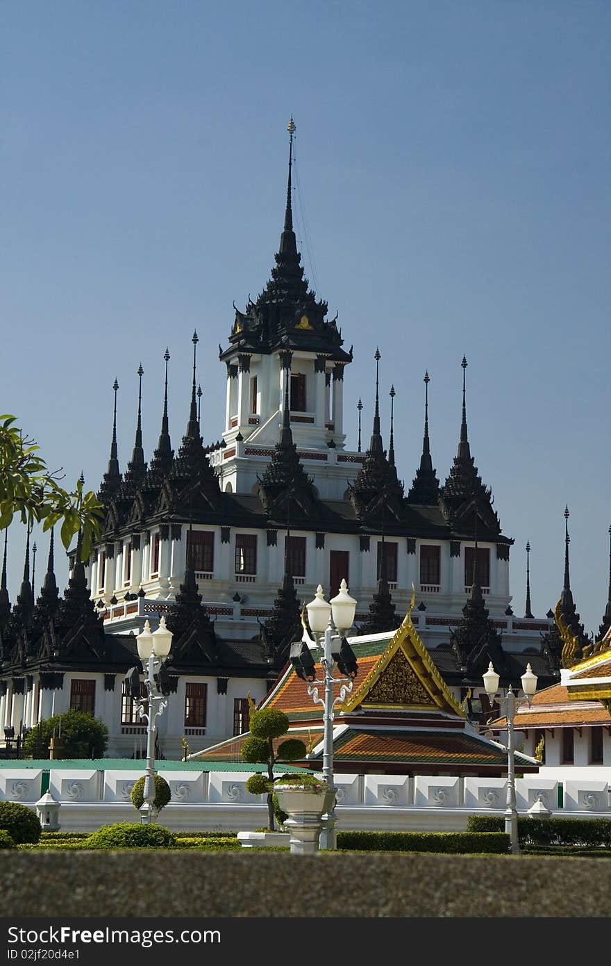 Iron Palace in Wat Rat Nuddha in Bangkok Thailand