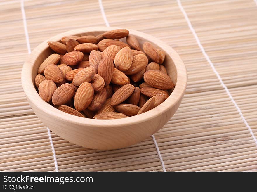 Bowl of almonds