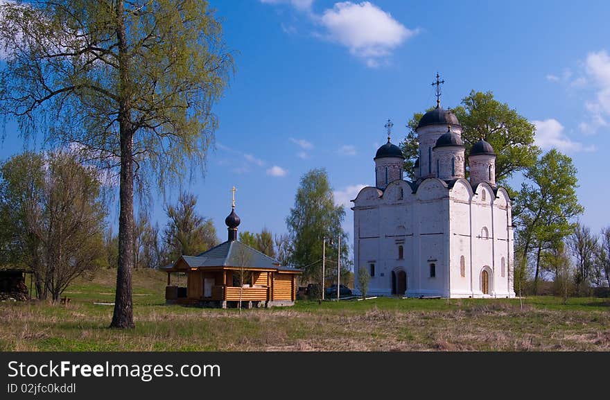 Church of the Archangel Michael (1550) in Mikulino, Tver region - traditional russian church