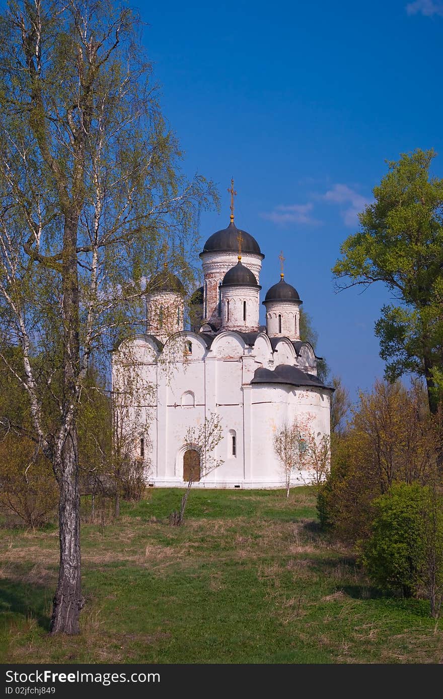 Church of the Archangel Michael (1550) in Mikulino, Tver region - traditional russian church