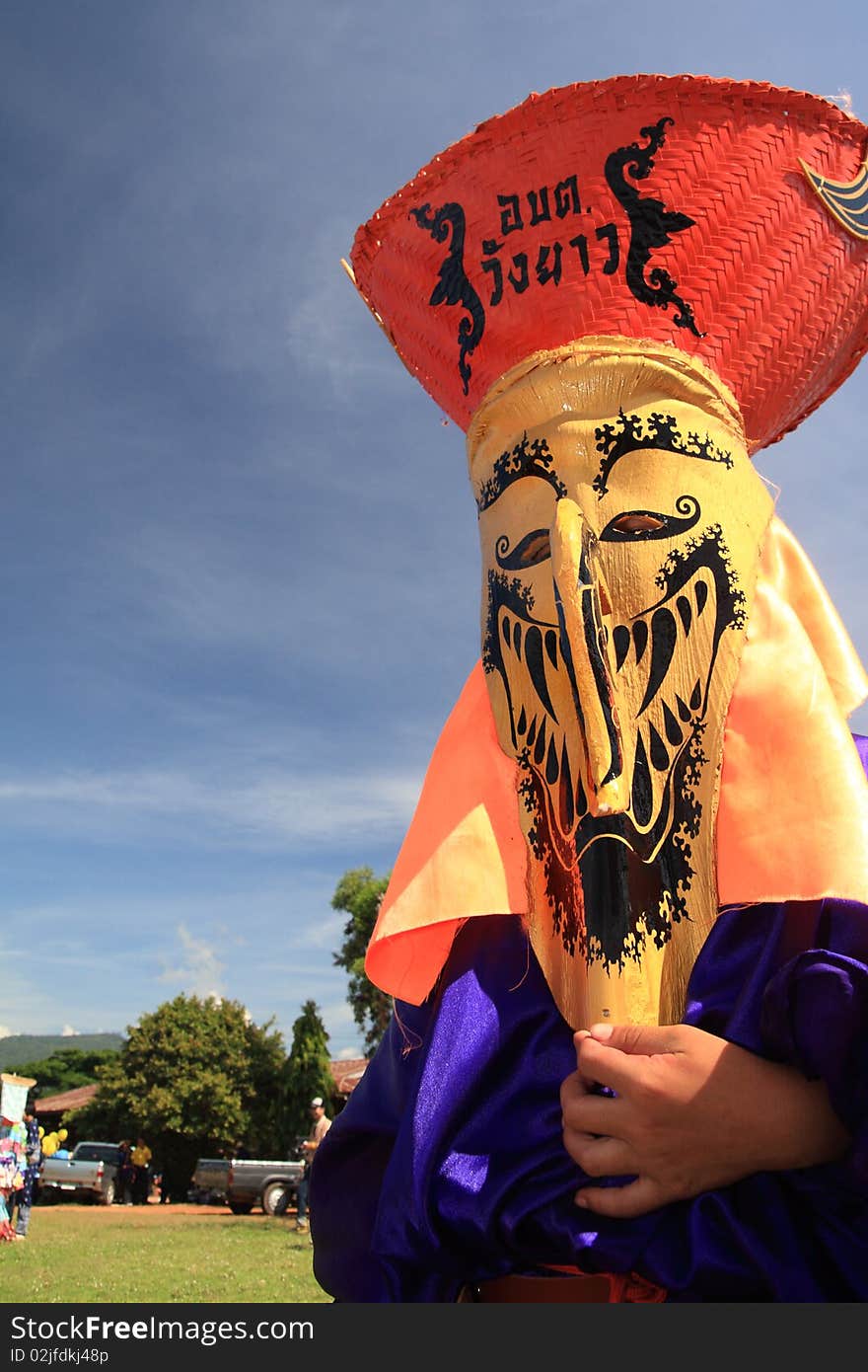 Thai masked festival