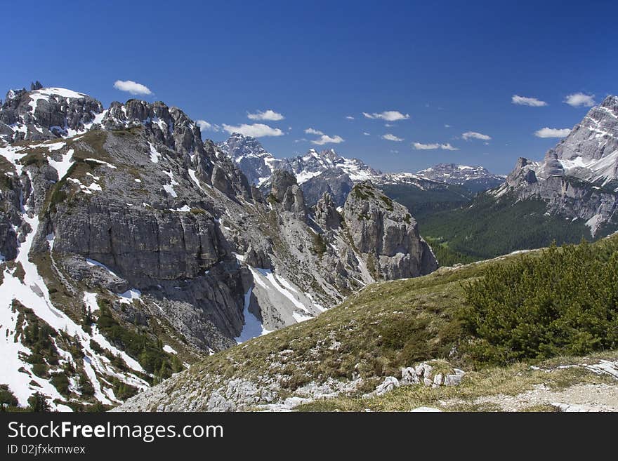 Hiking in the dolomites alps in south tyrol. Hiking in the dolomites alps in south tyrol