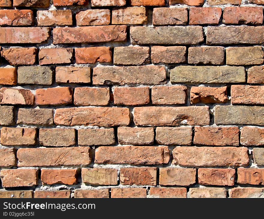 Photography of an old brick wall