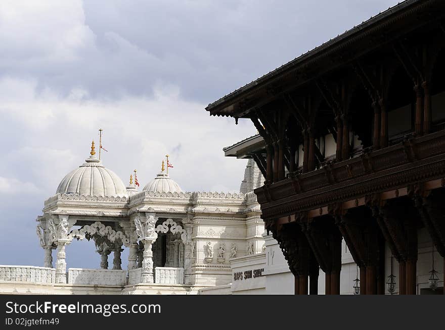 Sacred place located in london in cloudy day. Sacred place located in london in cloudy day