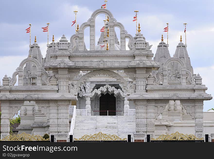 Sacred place located in north london in cloudy day. Sacred place located in north london in cloudy day