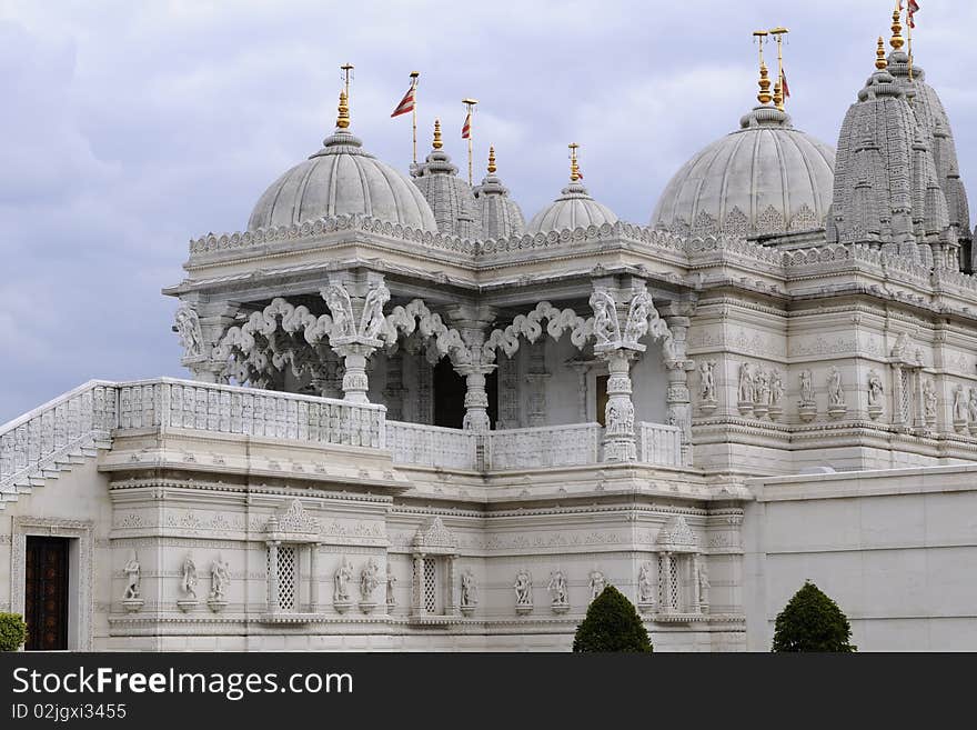 Traditional details of indian temple