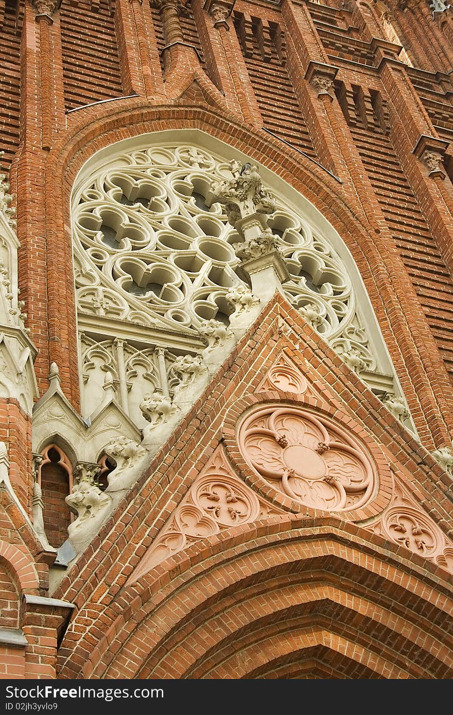 Gothic cathedral in moscow