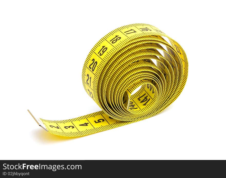 Yellow measuring tape