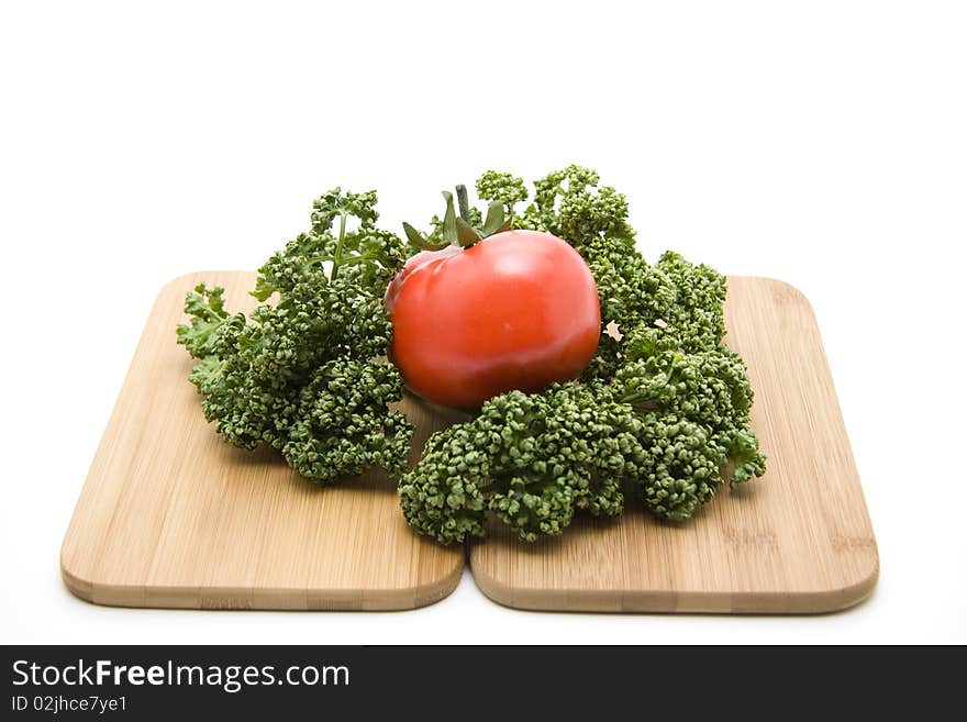 Tomato with parsley