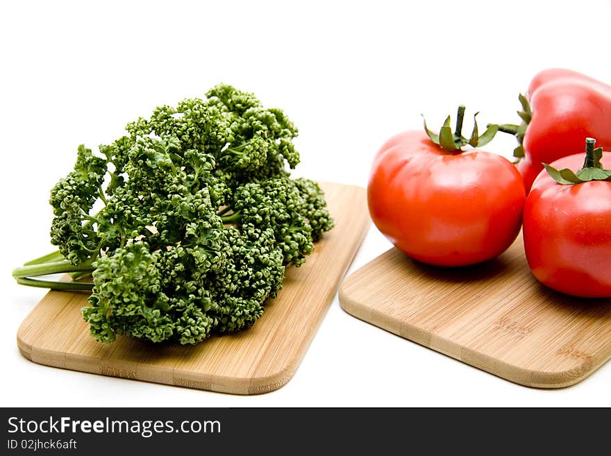 Tomatoes with herbs