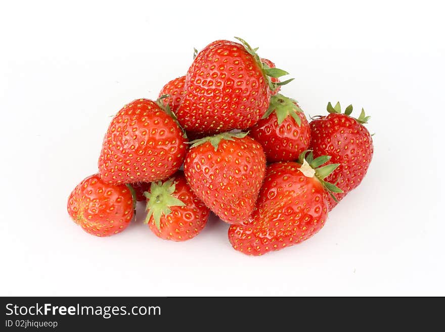 Heap of strawberries