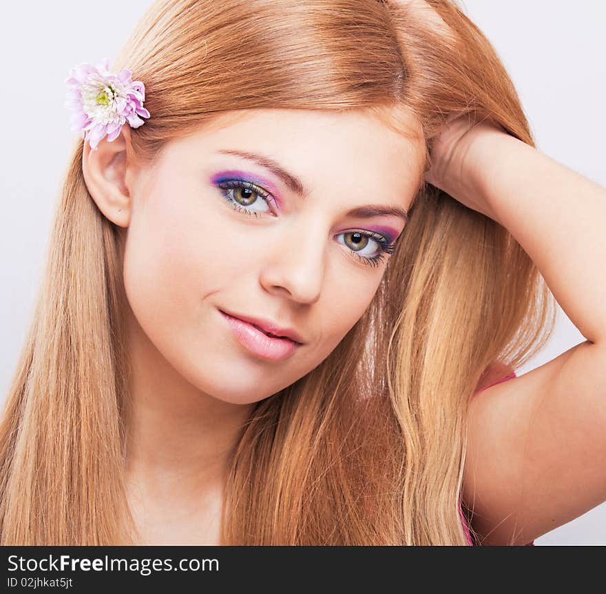 Young pretty girl portrait