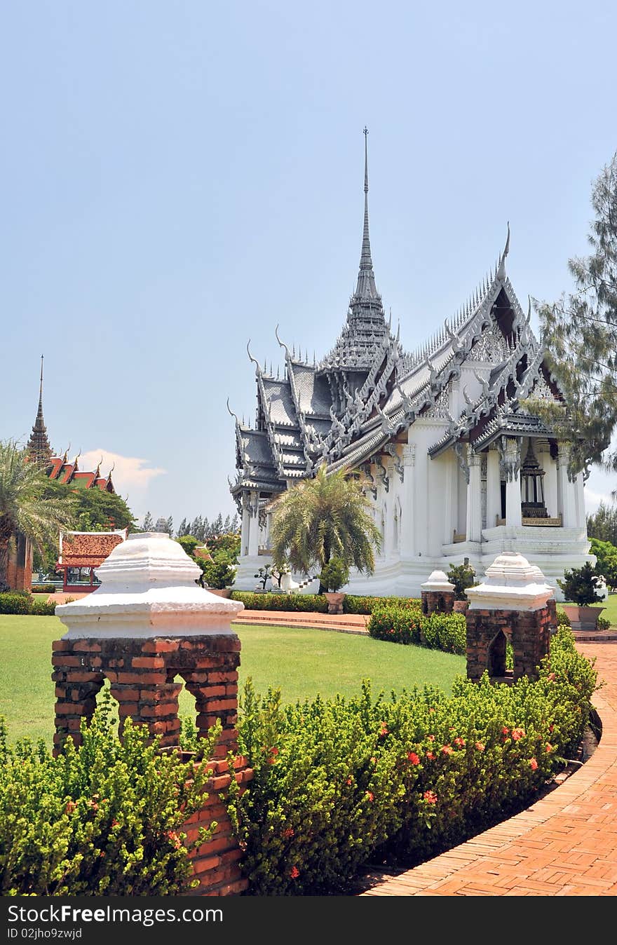 Sanphet Prasat grand palace in Ayutthaya