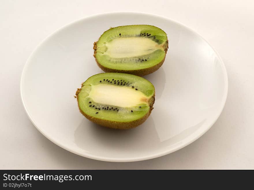 Kiwi On Plate