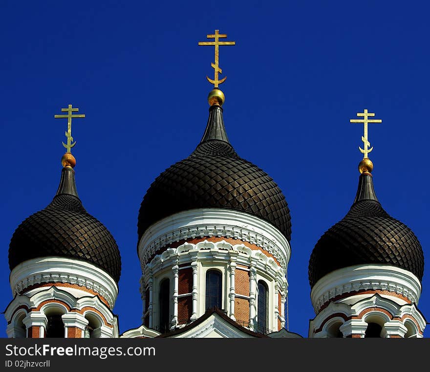 Domes of the Alexander Nevsky Cathedral