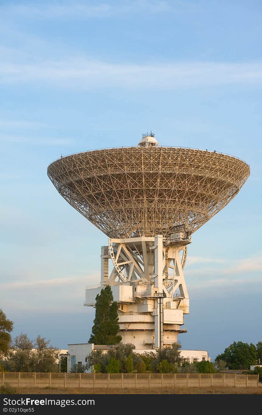 Very large radio telescope, Crimea, Ukraine.