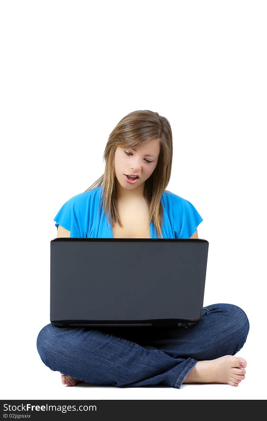 Girl With Laptop