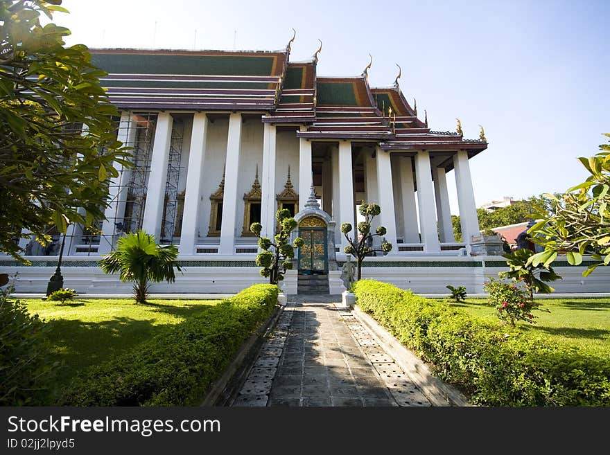 Grand Temple in Wat Sa Geart