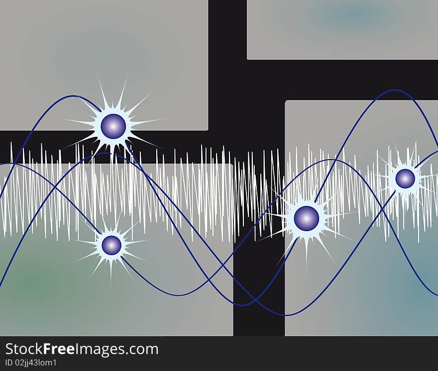 Abstract background with the schedule. Vector illustration