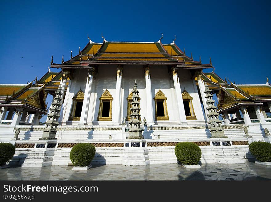 Wat su tat temple in Bangkok