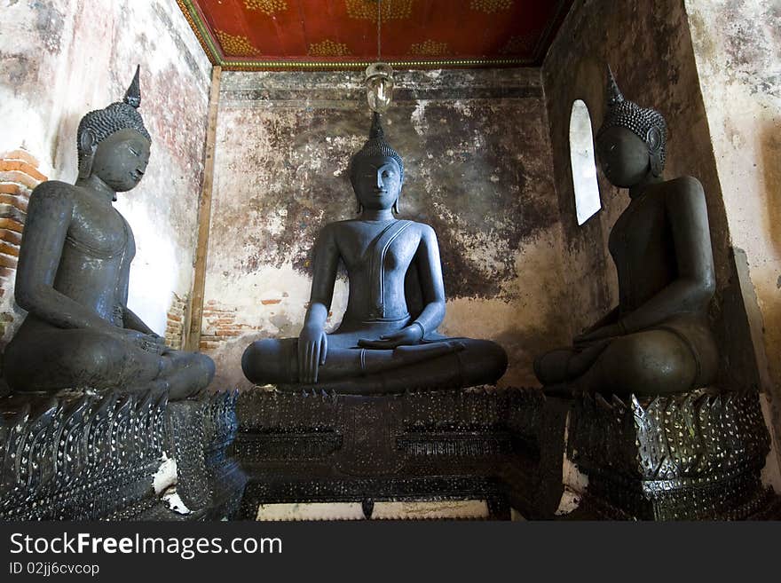 Black Buddha At Wat Su Tat