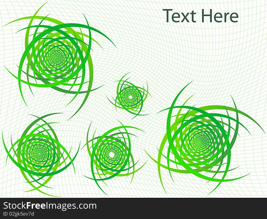 Illustration of abstract background green