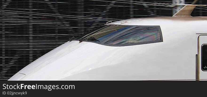 Windscreen of Shinkansen