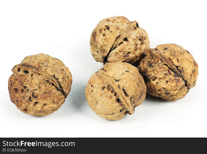 Four Whole Walnuts