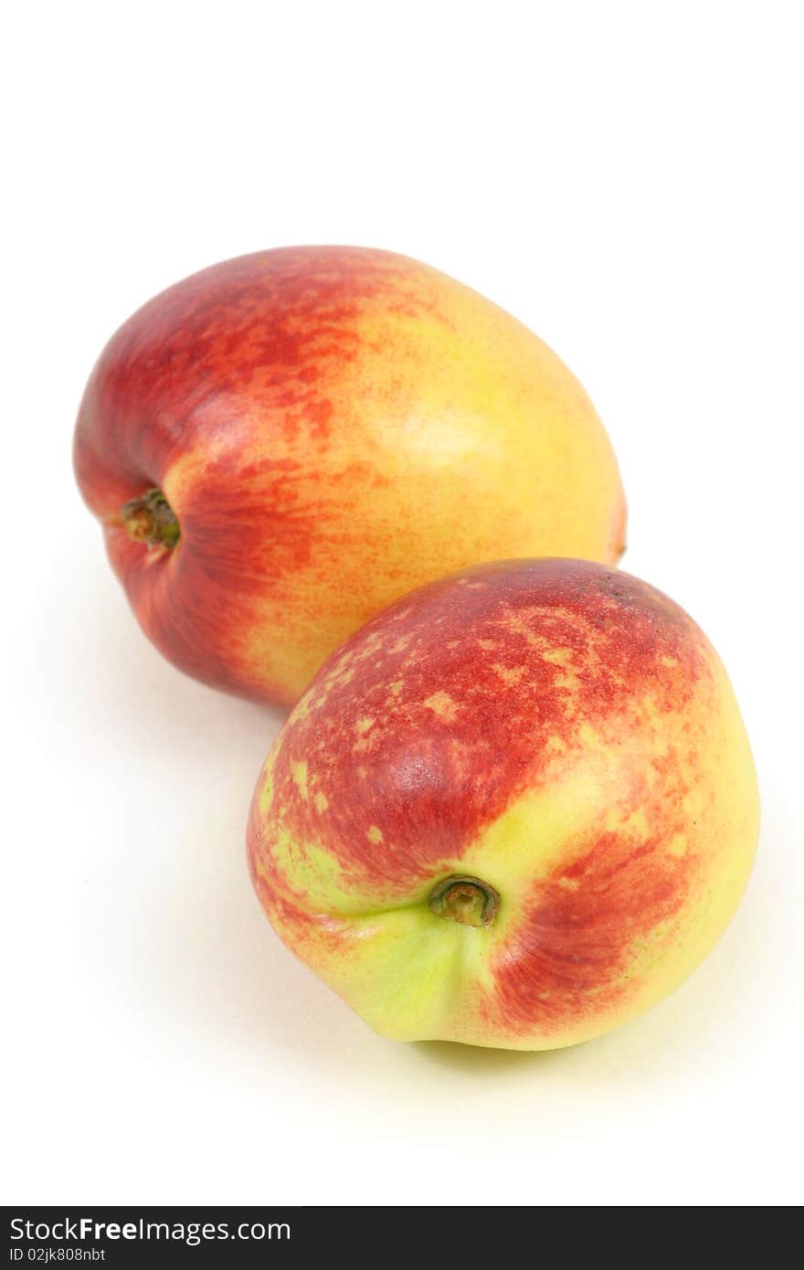 Two nectarines