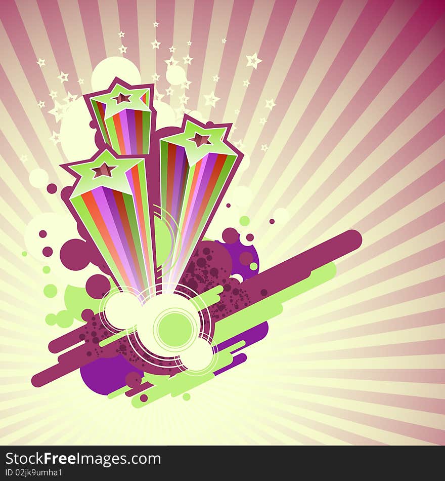 Colour abstract background for design. A  illustration