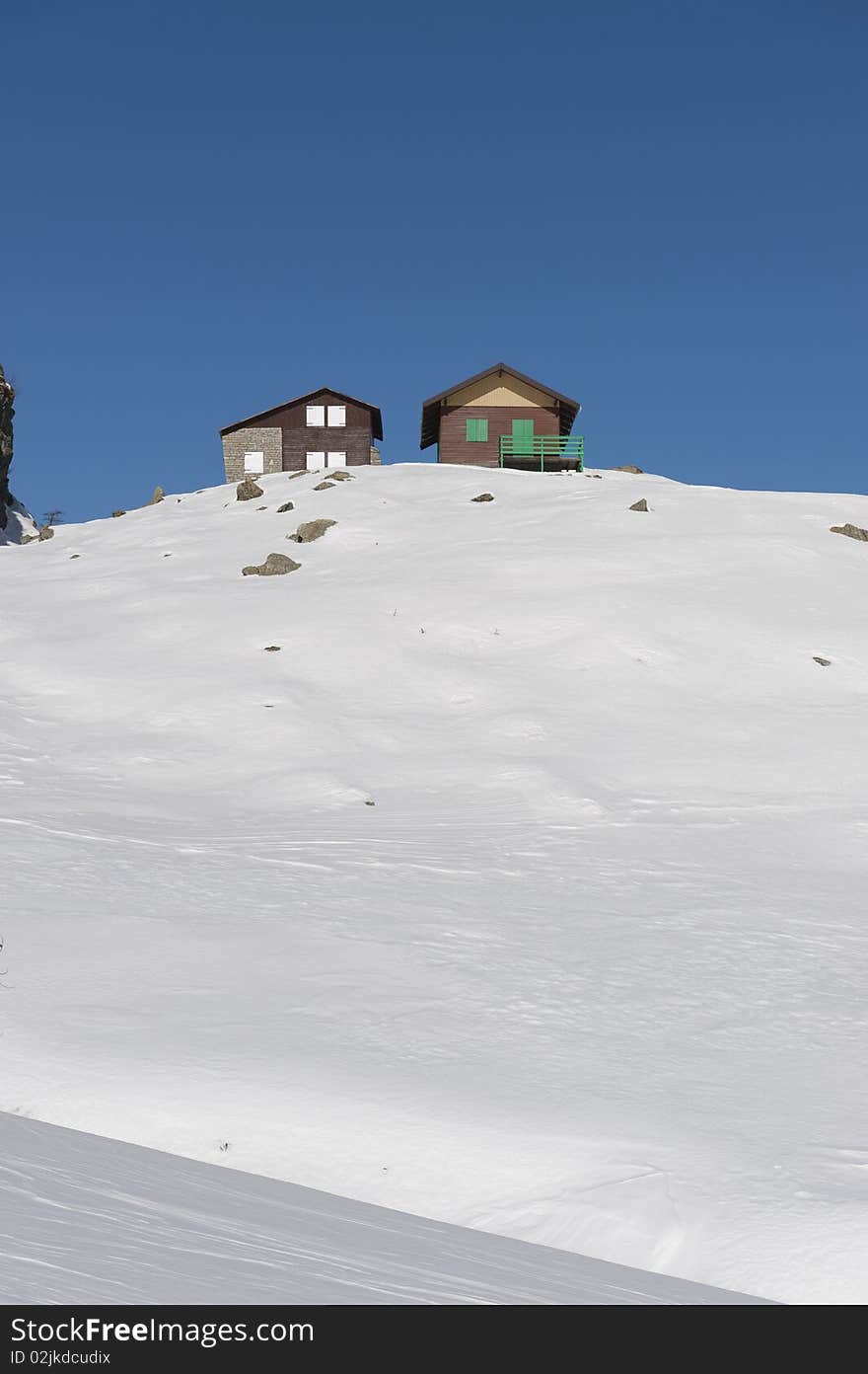 Mountain dew with snow