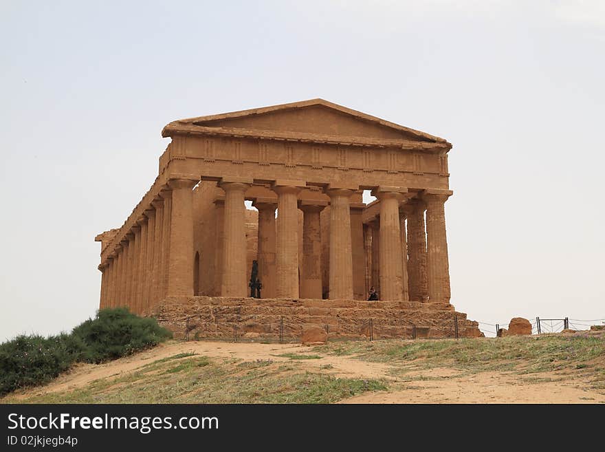 Temple of Concord Agrigento Sicily Italy