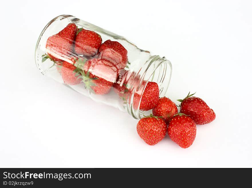 Strawberries In Jar