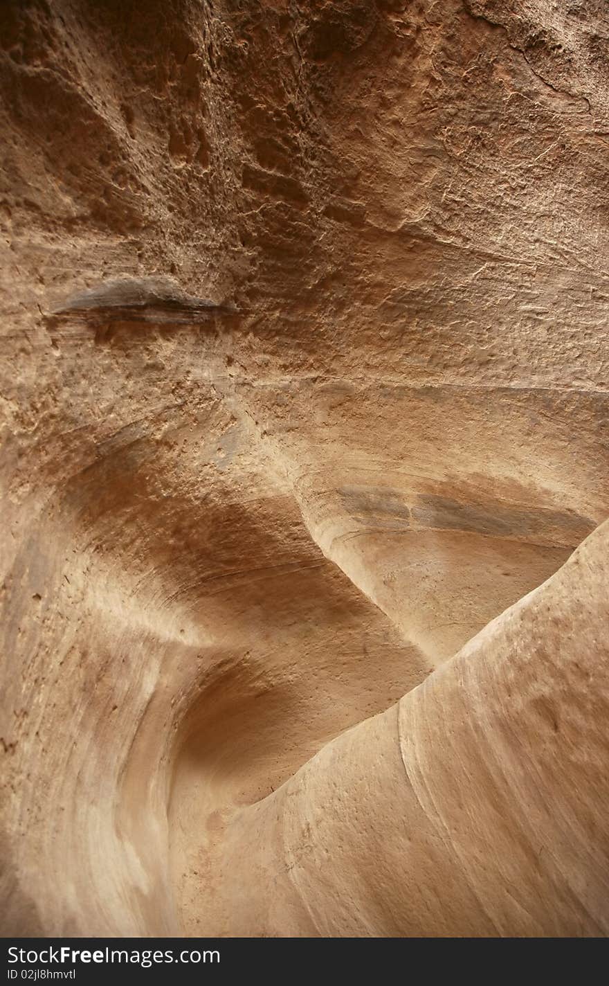 Rock texture close up - dry riverbed