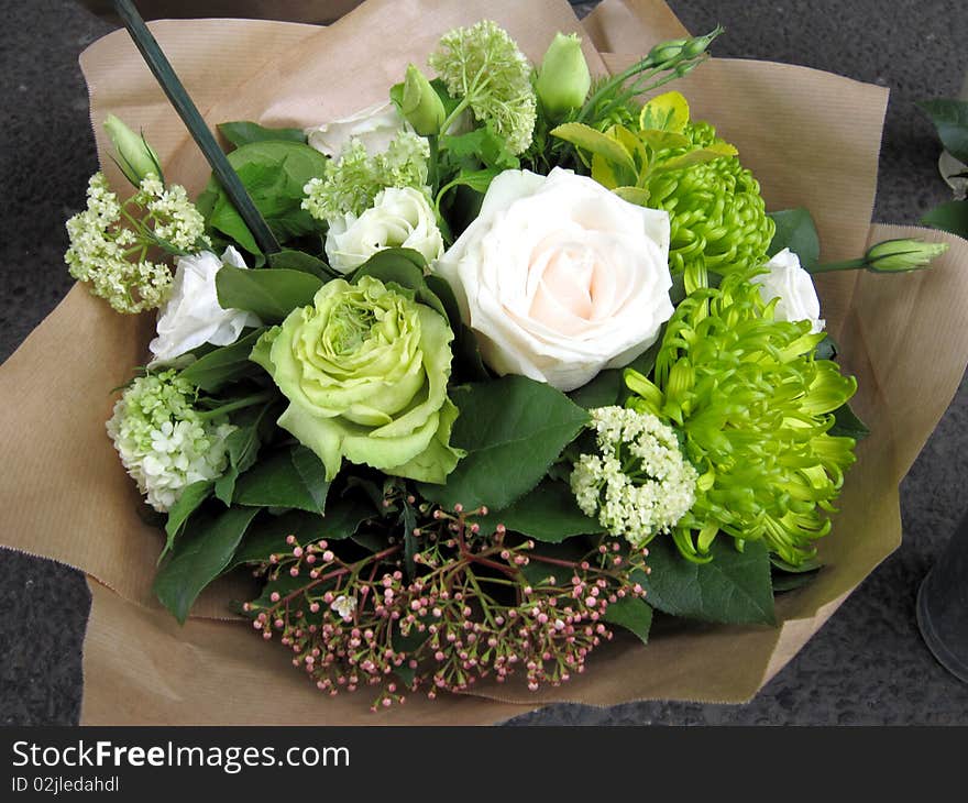 Colorful flowers bouquet