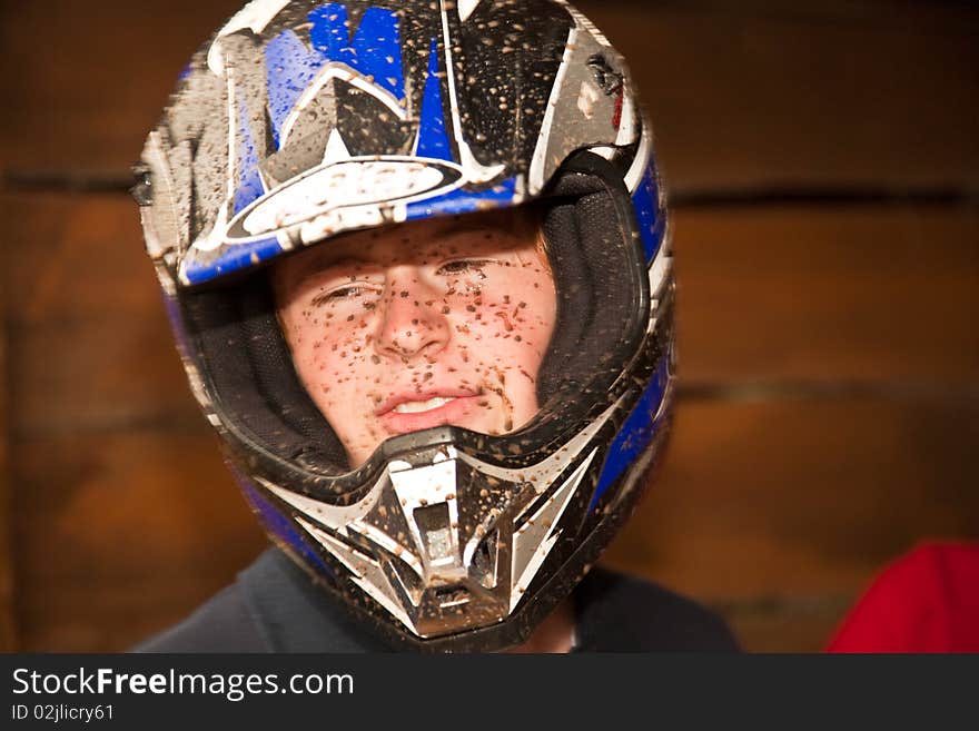 Boy Enjoys Quad Driving