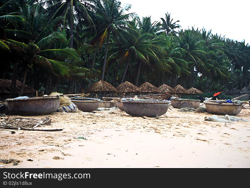 Small boats, Vietnam