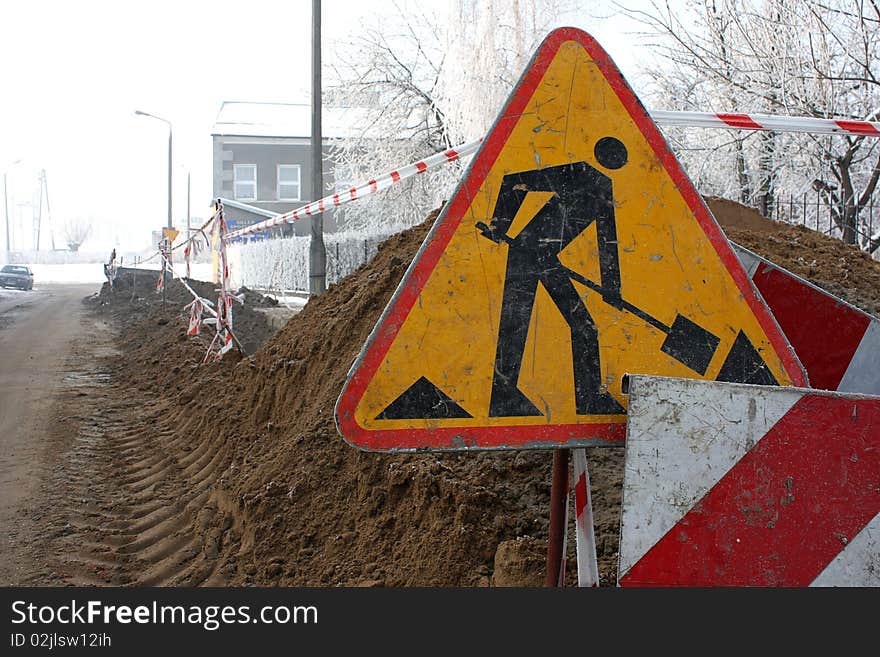 Road works