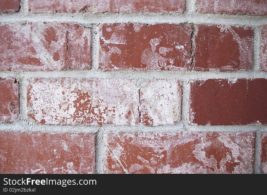 Part of a colorful brick wall in Calistoga, Ca. Part of a colorful brick wall in Calistoga, Ca.