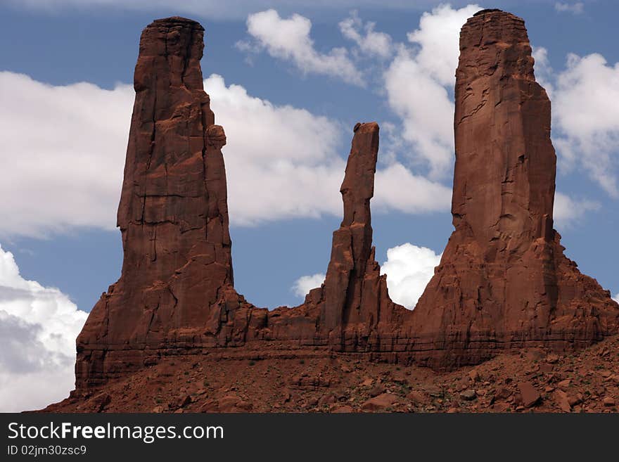 Pillars Of Monument Valley