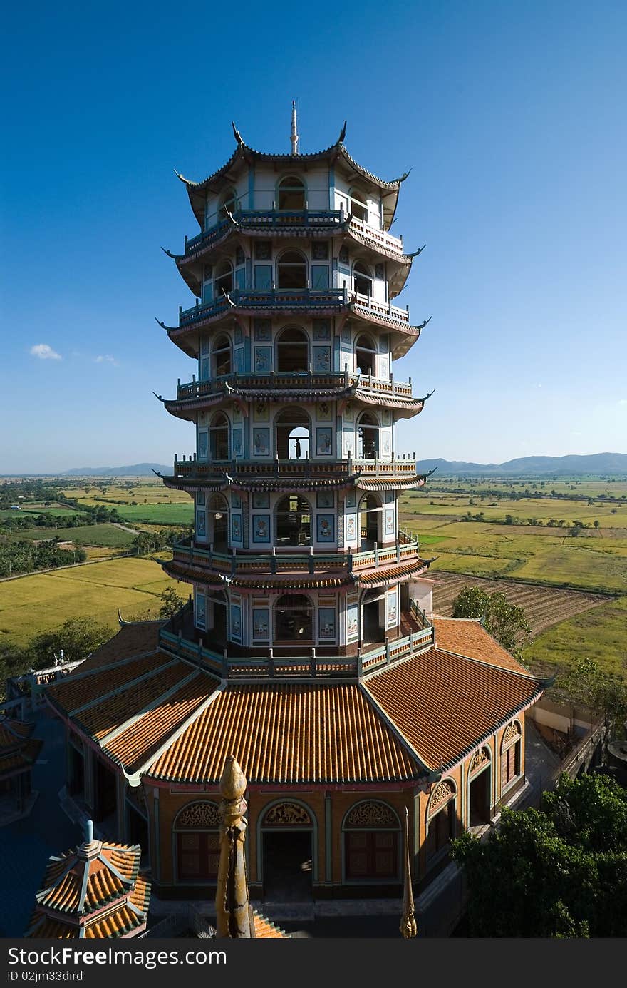 Beautiful Chinese temple in Thailand