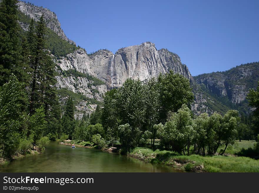 Summer day in Y0semite Valley. Summer day in Y0semite Valley