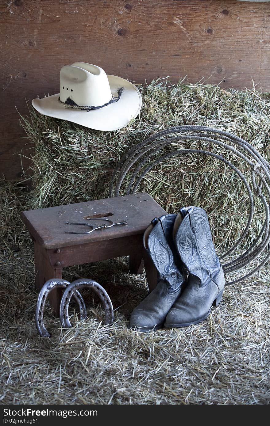 Various things found on a ranch. Various things found on a ranch.