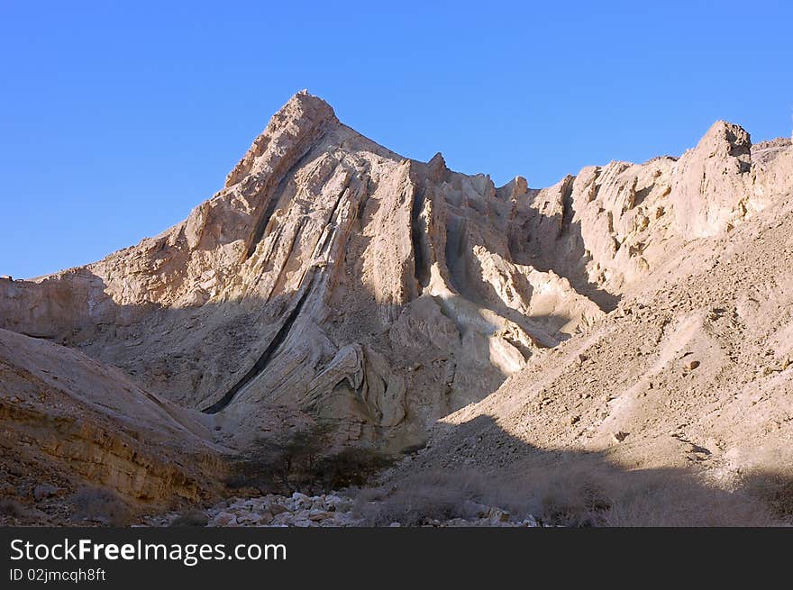 Mountain in Negev desert.