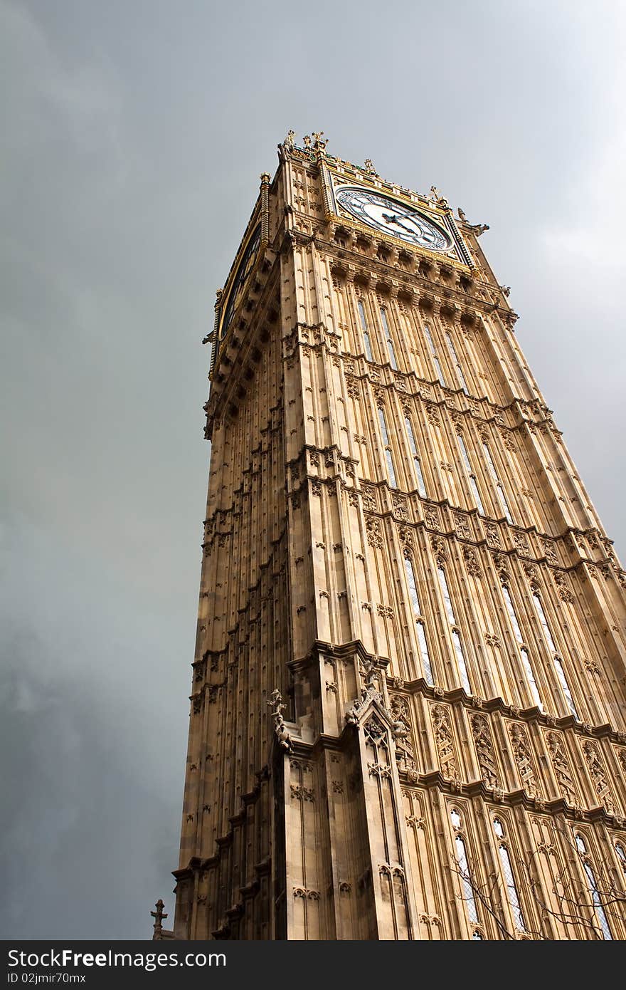 The Big Ben clock in London