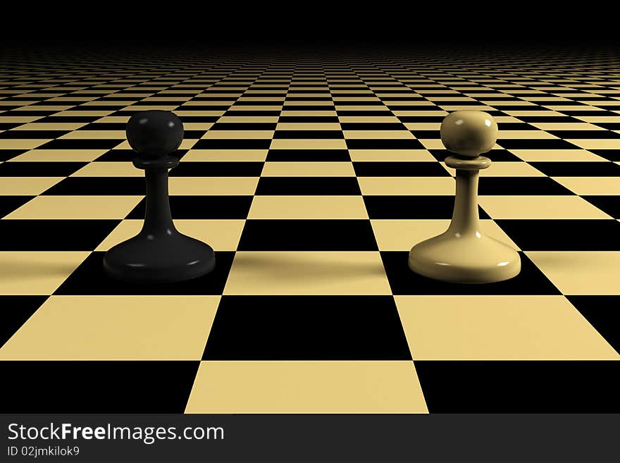 Two pawns