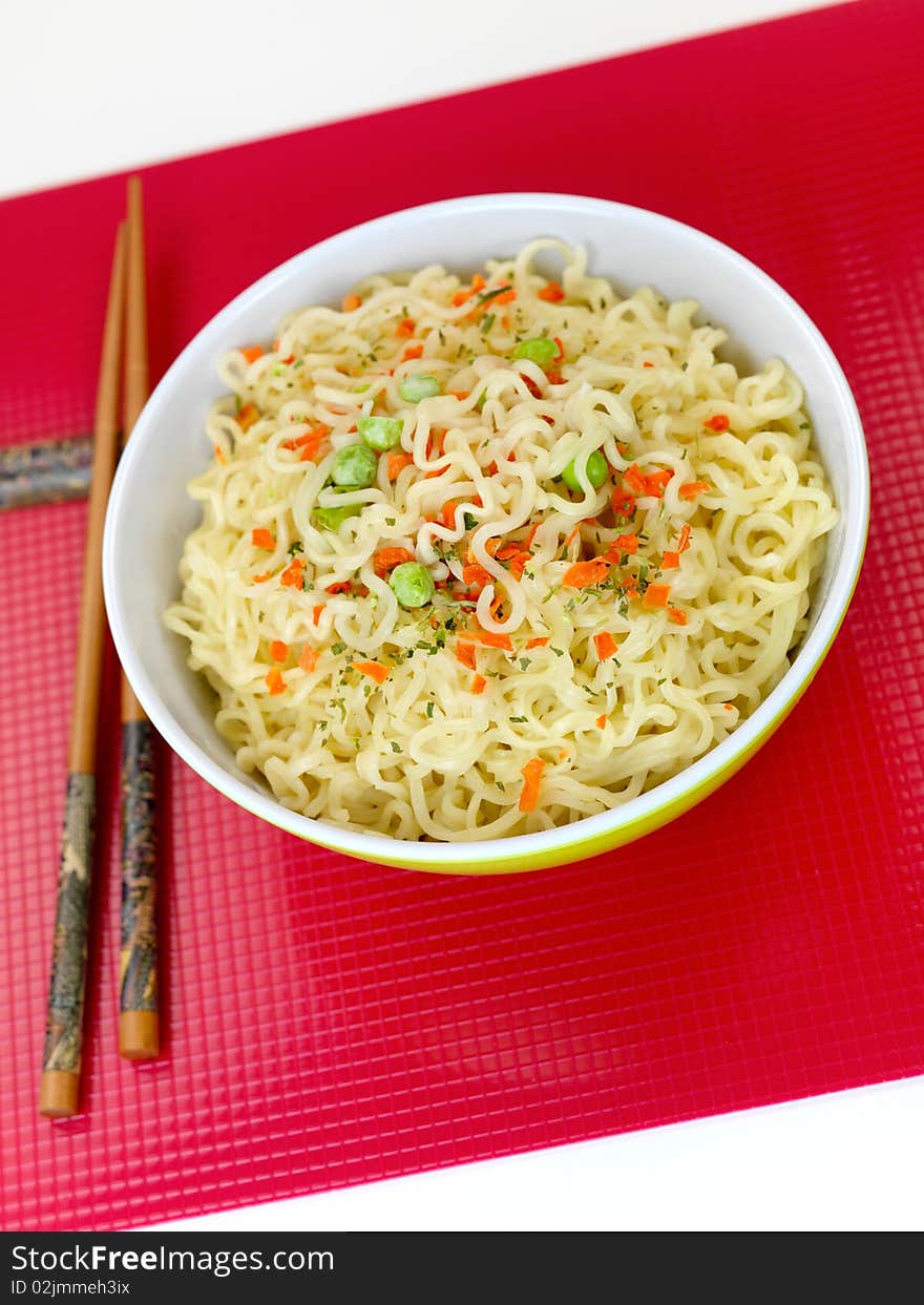 Cooked Instant Noodles